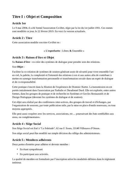 Fichier:Statuts de “L'esperluette - libres & ensemble”.pdf
